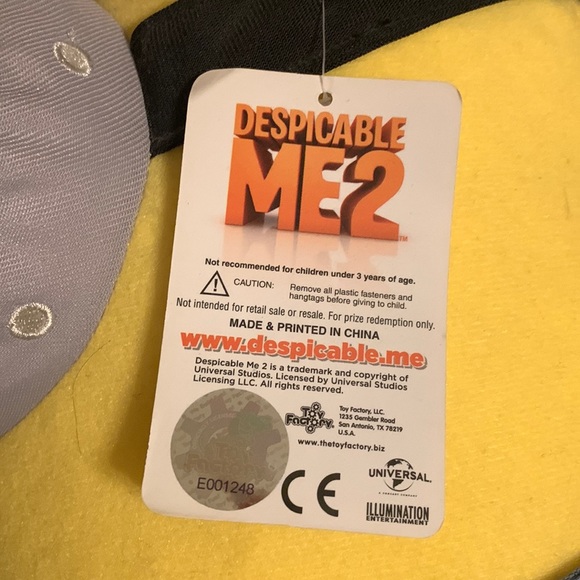 Despicable Me 2 Minion Foam Stuffed ~ NEW - Picture 3 of 5